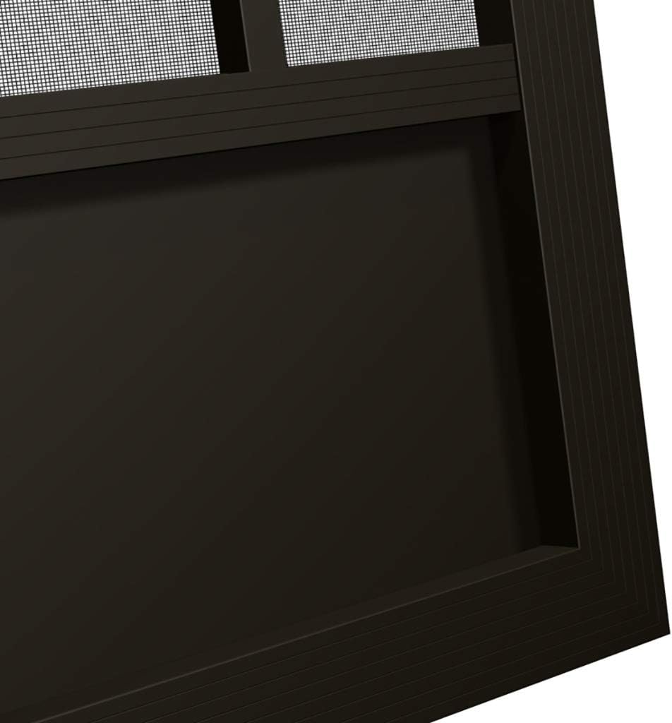 80x36 Black Aluminum Screen Door