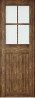 26x84 Half Frosted Glass Barn Door