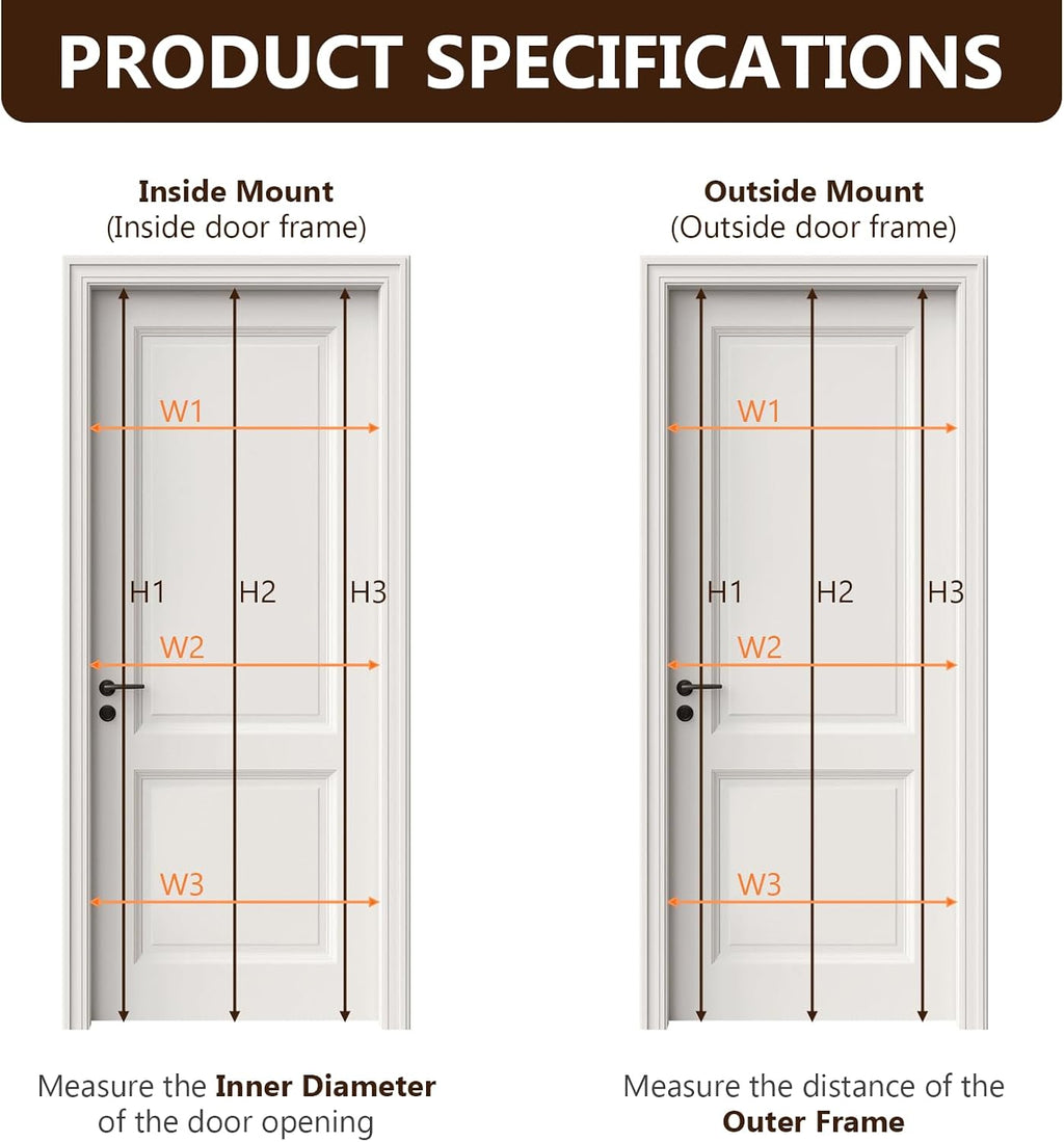 36x80 Black Retractable Screen Door