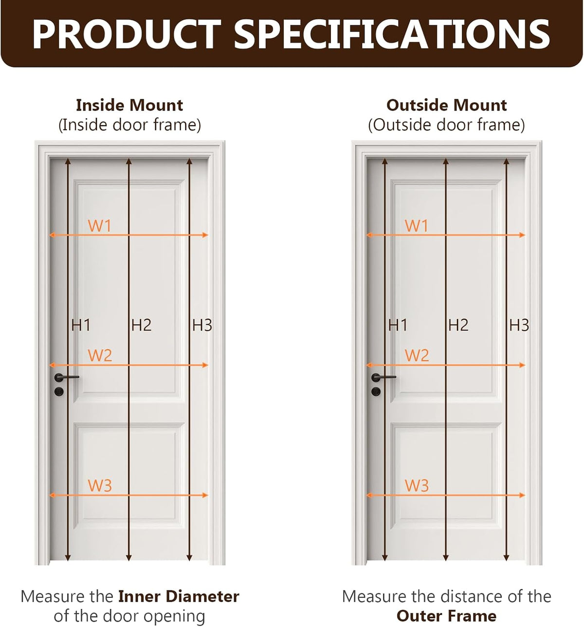 36x80 Black Retractable Screen Door