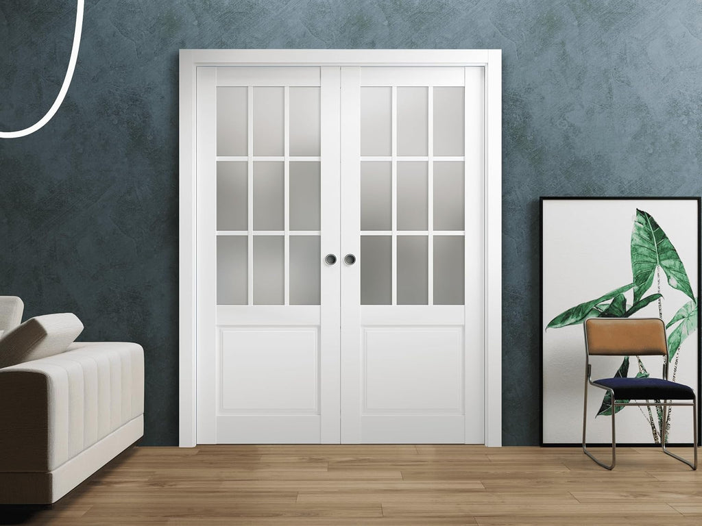 36x84 White Frosted Door Slab