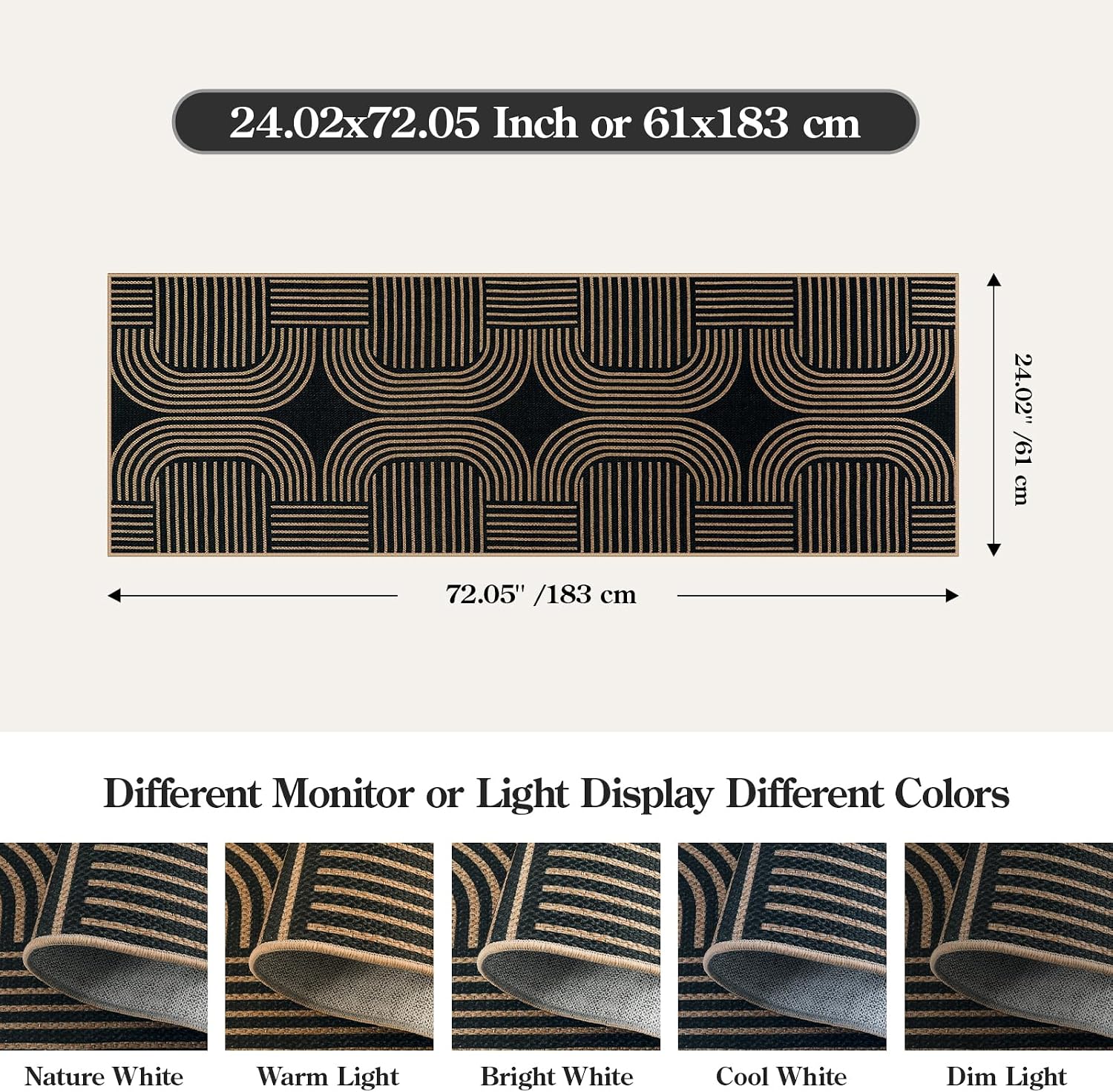 2x6 Geometric Runner Rug