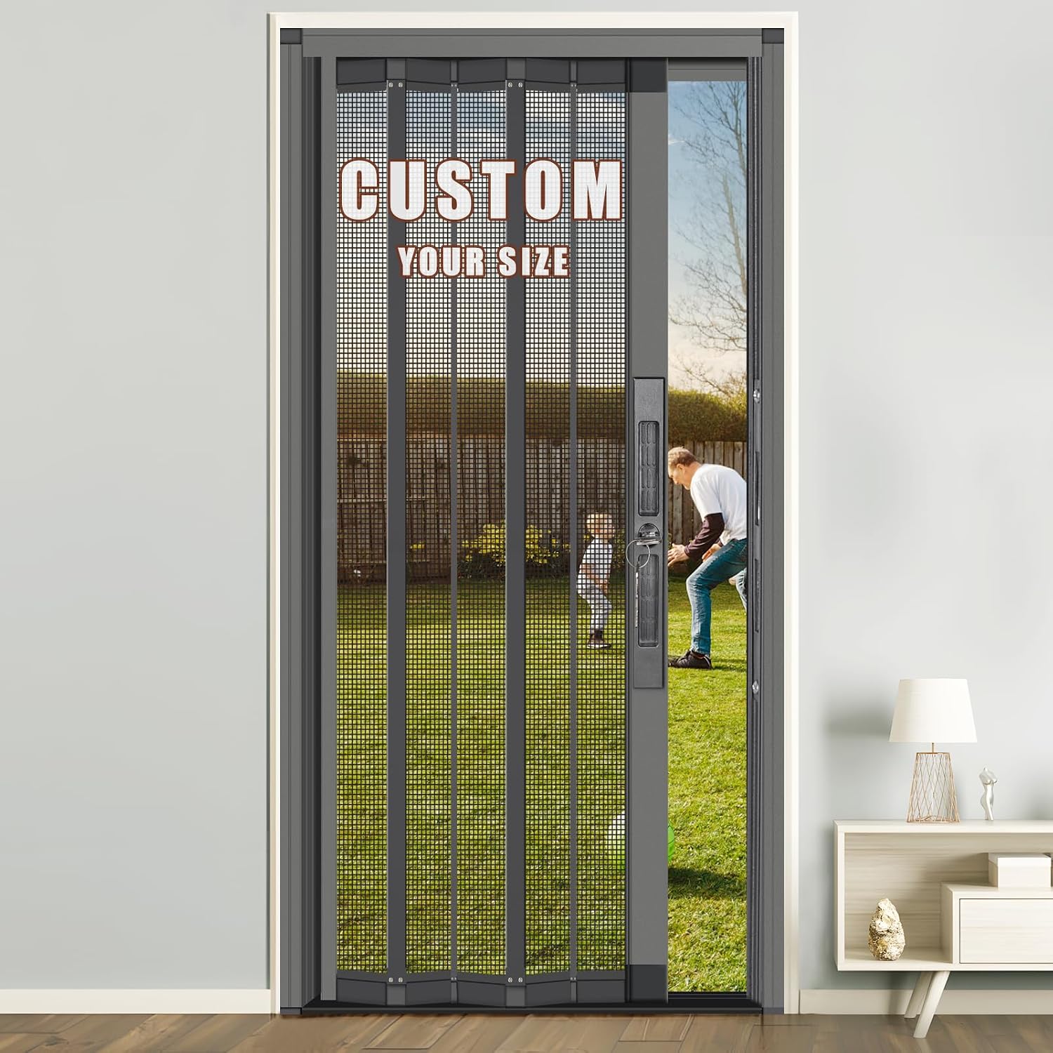 Aluminum Retractable Screen Door