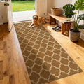 2x6 Khaki Trellis Jute Runner Rug