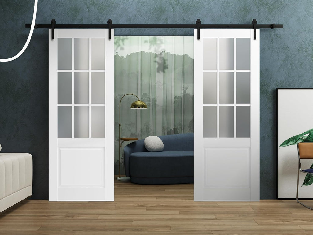 36x84 White Frosted Door Slab