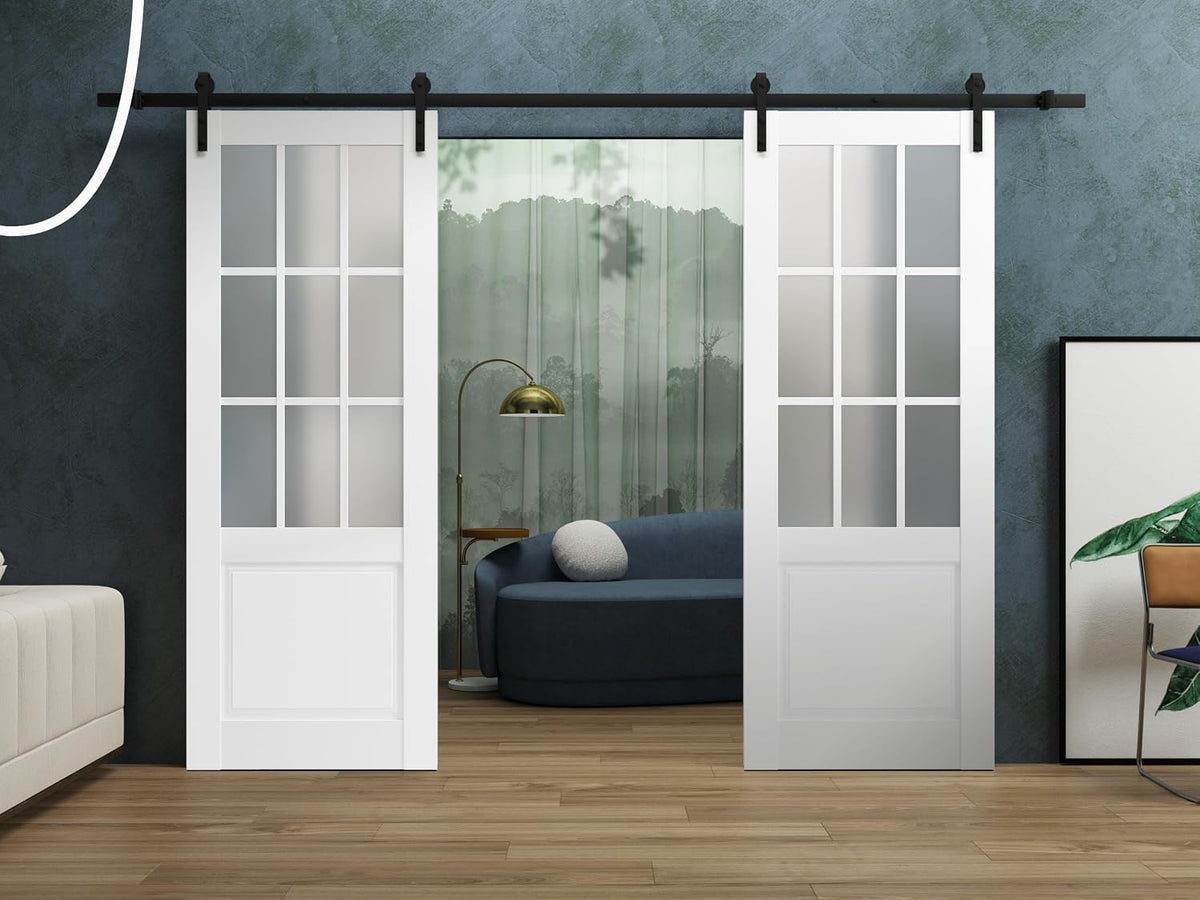 36x84 White Frosted Door Slab
