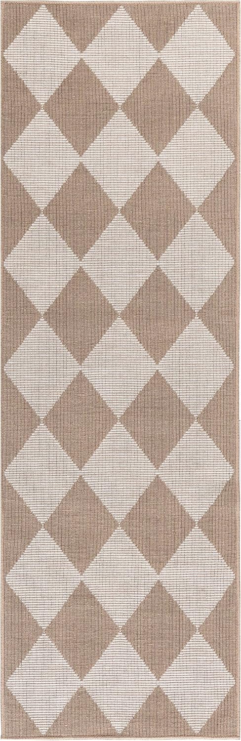 2'3"x7'6" Ivory Jute Area Rug